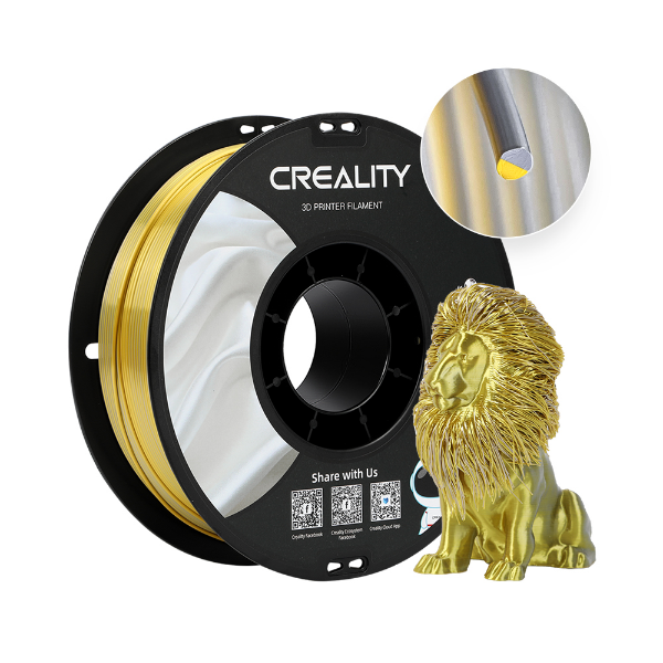 Imagem de Filamento Creality Cr-silk (dourado E Prata) 1,75mm - 3301120012